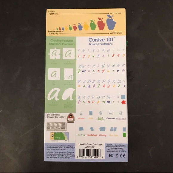 Cricut classmate Cursive 101 FONT - Picture 2 of 15